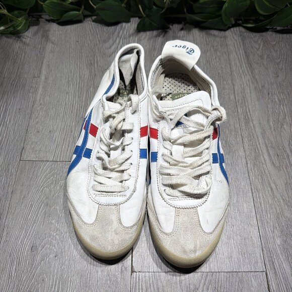 Onitsuka Tiger Mexico 66 Classic White Blue Red Men’s Size 8 main image 8